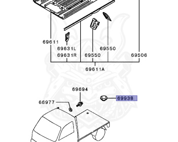 Mitsubishi - Minicab Truck - U42T - 1994 - HFDV5 - 3G83