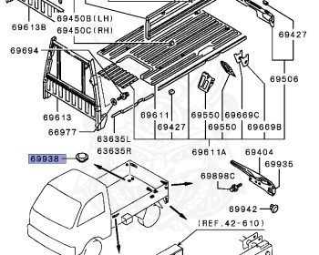 Mitsubishi - Minicab Truck - U42T - 1996 - HKDV - 3G83