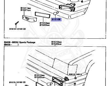 Toyota - Tercel - AL25 - 1989 - EX TYPE - 4 DOOR - Automatic - 3AU