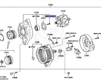 Toyota - Porte - NCP141 - 2013 - Y TYPE - Variator - 1NZFE