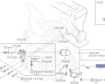 Nissan - Bluebird - U13 - 1995 - ARX - HARDTOP(K) - 2 WHEEL DRIVE(2WD) - AUTOMATIC TRANSMISSION(AT) - SR18DE