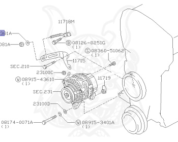 Nissan - 180SX - RS13 - 1989 - Type 1 - HATCH BACK(HB) - MANUAL TRANSMISSION(MT) - TWO WHEELS STEERING(2WS) - CA18DT