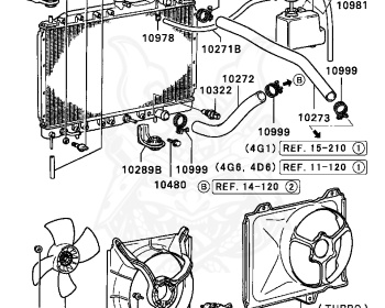 Mitsubishi - Lancer - C73A - 1988 - SNGM - 4G61