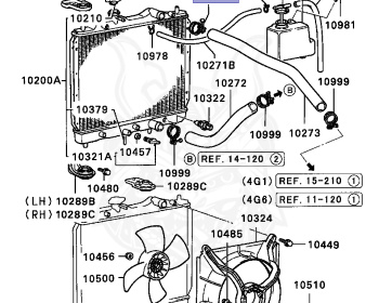 Mitsubishi - Lancer - C62A - 1991 - LNHEG2 - 4G15