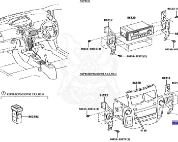 Toyota - Vitz - KSP90 - 2008 - F TYPE - 5-DOOR - Variator - 1KRFE