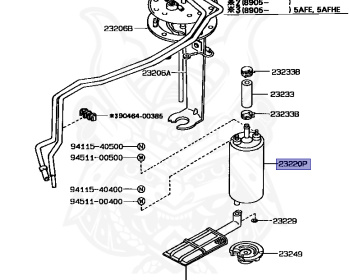 Toyota - Corolla - AE91 - 1989 - FX-ZI TYPE - 5-DOOR - Manual - 5AFE