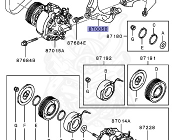 Mitsubishi - Outlander - CW5W - 2005 - XTHHZ - 4B12
