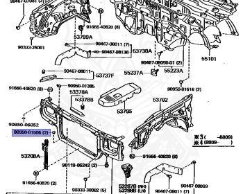 Toyota - Crown - YS130 - 1989 - STANDARD TYPE - SEDAN - Manual - 3YP