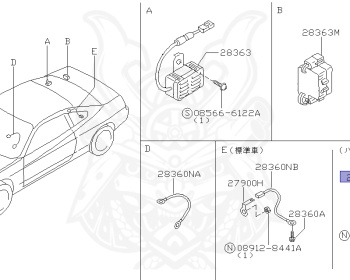 Nissan - Silvia - S15 - 1999 - SEDAN - HARDTOP(K) - MANUAL TRANS 5-SPEED(MT.F5) - TWO WHEELS STEERING(2WS) - SR20DE