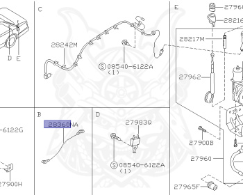 Nissan - Cedric/Gloria - Y32 - 1993 - BRO TYPE - HARDTOP(K) - 5 SPEED A/T(AT.F5) - IRS TYPE(IRS) - STANDARD GRADE(STD) - VG30E