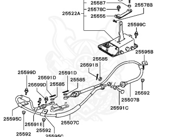 Mitsubishi - Pajero - V26WG - 1992 - RXF - 4M40