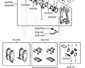 Mitsubishi - Delica - PD6W - 1998 - HSEUE7 - 6G72