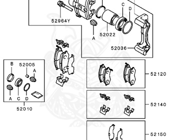 Mitsubishi - Diamante - F47A - 1994 - TYPM1 - 6G72