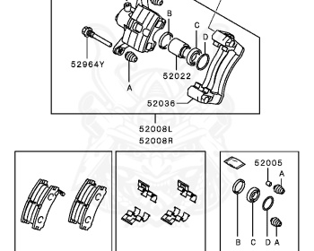 Mitsubishi - Galant - E74A - 1994 - LRGF - 6A12