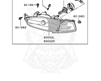Mitsubishi - Mirage - CJ4A - 1996 - MRJH - 4G92