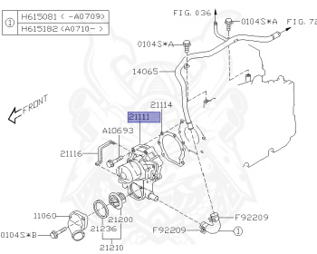 Subaru - Impreza - GH7 - Jan-2007 - Dec-2008 - 20S - Wagon - 4W - Automatic transmission - Right hand - EJ20