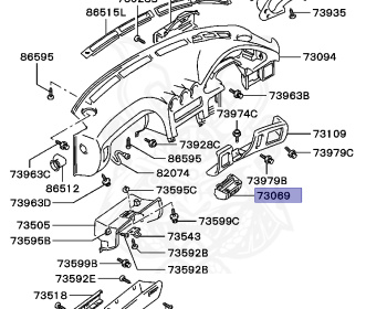 Mitsubishi - GTO - Z15A - 1990 - MJGF - 6G72