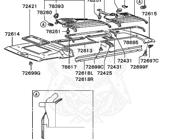 Mitsubishi - Delica Star Wagon - P35W - 1992 - HSRGT2 - 4D56