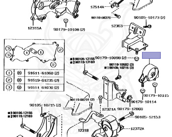 Toyota - Corolla - CE90 - 1990 - DX TYPE - 4-DOOR - Manual - 1C
