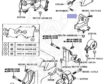 Toyota - Corolla - CE90 - 1990 - DX TYPE - 4-DOOR - Manual - 1C