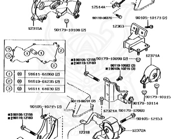 Toyota - Corolla - CE90 - 1990 - DX TYPE - 4-DOOR - Manual - 1C
