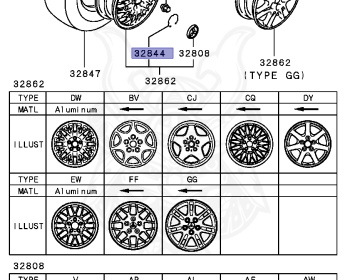 Mitsubishi - Diamante - F47A - 1994 - TYPM1 - 6G72