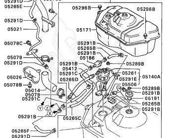 Mitsubishi - GTO - Z15A - 1990 - MJGF9 - 6G72