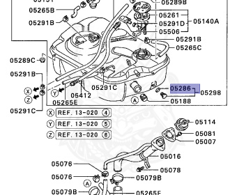 Mitsubishi - Diamante - F27A - 1990 - TRPM - 6G72