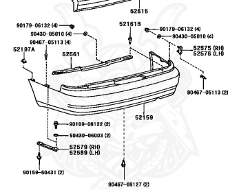 Genuine Windom MCV20 Exterior OEM parts supplied from Japan