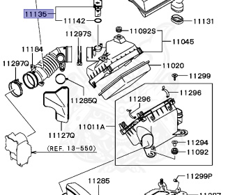 Mitsubishi - Grandis - NA4W - 2003 - LRGYZ1 - 4G69