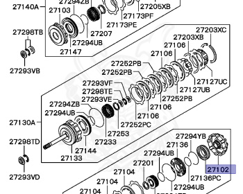 Mitsubishi - Delica - PA4W - 1994 - HSEHE2 - 4G64