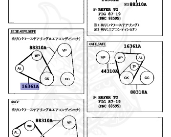Toyota - Corolla - AE104 - 1991 - XE TYPE - 4-DOOR(SEDAN) - Manual - 4AFE