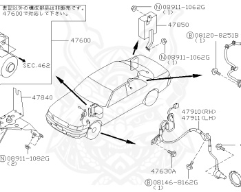 Nissan - Laurel - C35 - 1998 - Club S - HARDTOP(K) - 2 WHEEL DRIVE(2WD) - AUTOMATIC TRANSMISSION(AT) - IRS TYPE(IRS) - RB20DE