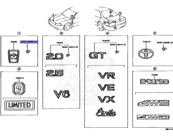 Toyota - Camry - VZV33 - 1991 - PROMINENT TYPE - HARDTOP - Automatic - 4VZFE