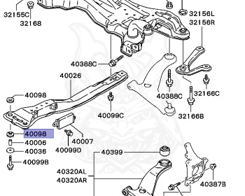 Mitsubishi - Grandis - NA4W - 2006 - LRGY1 - 4G69