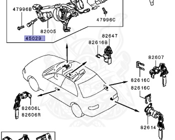 Mitsubishi - Lancer - CB5AR - 1993 - SRUE - 4G93