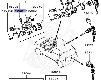 Mitsubishi - Colt - Z25A - 2003 - XSLH4 - 4G19