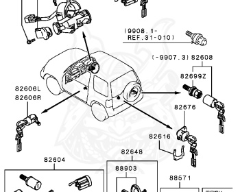 Mitsubishi - Pajero IO - H76W - 1999 - LNXC - 4G93