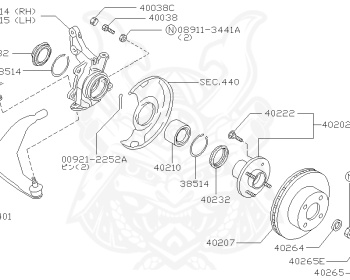 Nissan - Bluebird - U13 - 1993 - ARX - HARDTOP(K) - 2 WHEEL DRIVE(2WD) - AUTOMATIC TRANSMISSION(AT) - SR18DE