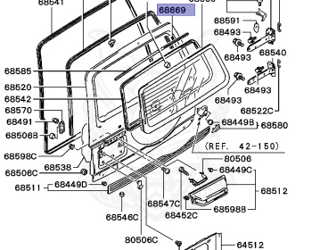 Mitsubishi - Pajero - V25W - 1994 - GNHM - 6G74