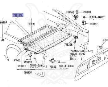 Nissan - Fairlady Z - Z31 - 1989 - ZR2 - MANUAL TRANSMISSION(MT) - T-bar roof (KZ#) - RB20DT