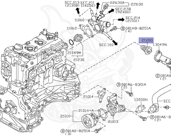 Nissan - Teana - J32 - 2010 - 250XE FOUR GRADE - SEDAN(SED) - 4 WHEEL DRIVE(4WD) - CVT(CVT) - QR25DE