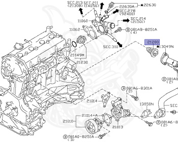 Nissan - X-Trail - T31 - 2009 - X/XTT/GT Grade - WAGON(W) - 4 WHEEL DRIVE(4WD) - MCVT(MCVT) - QR25DE