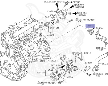 Nissan - Primera - P12 - 2001 - W25X - WAGON(W) - 2 WHEEL DRIVE(2WD) - MCVT(MCVT) - QR25DD
