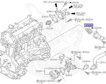 Nissan - Sylphy - G10 - 2001 - XJ/G - SEDAN(S) - 2 WHEEL DRIVE(2WD) - MCVT(MCVT) - QR20DD