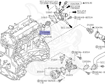 Nissan - X-Trail - T31 - 2012 - X/XTT/GT Grade - WAGON(W) - 4 WHEEL DRIVE(4WD) - MCVT(MCVT) - QR25DE
