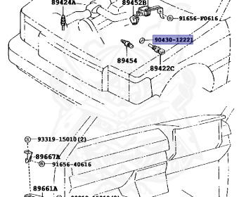 Toyota - Hilux - LN100 - 1989 - SR TYPE - REGULAR CAB - Manual - 3L