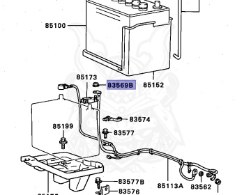 Mitsubishi - Lancer - C62A - 1989 - SKU - 4G15