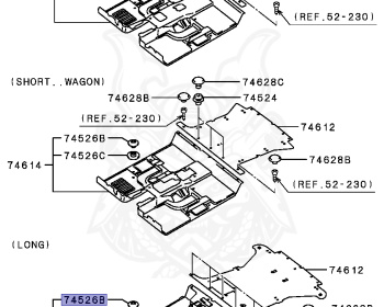 Mitsubishi - Pajero - V43W - 1992 - GRXE - 6G72