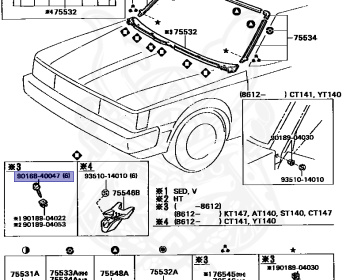 Toyota - Corona - AT140 - 1985 - GX TYPE - SEDAN(4DOOR SEDAN) - Automatic - 3AU